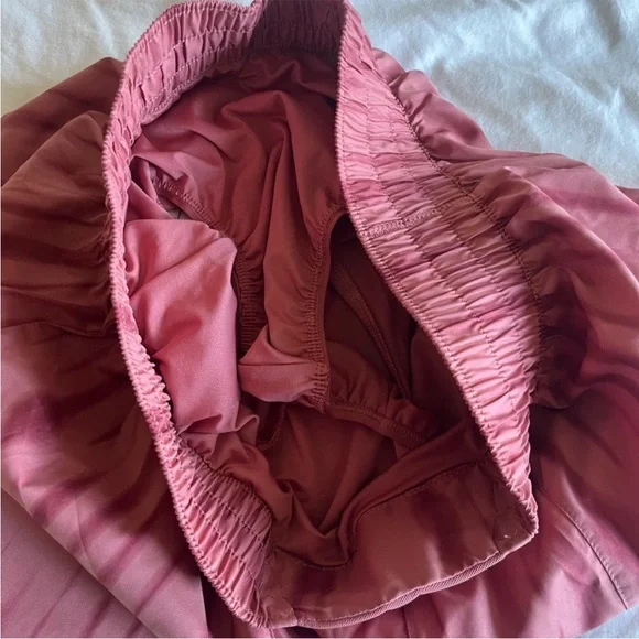 Nike One Dri-FIT High-Waisted 3" Brief-Lined Printed Shorts Pink XL NWT - Picture 6 of 10